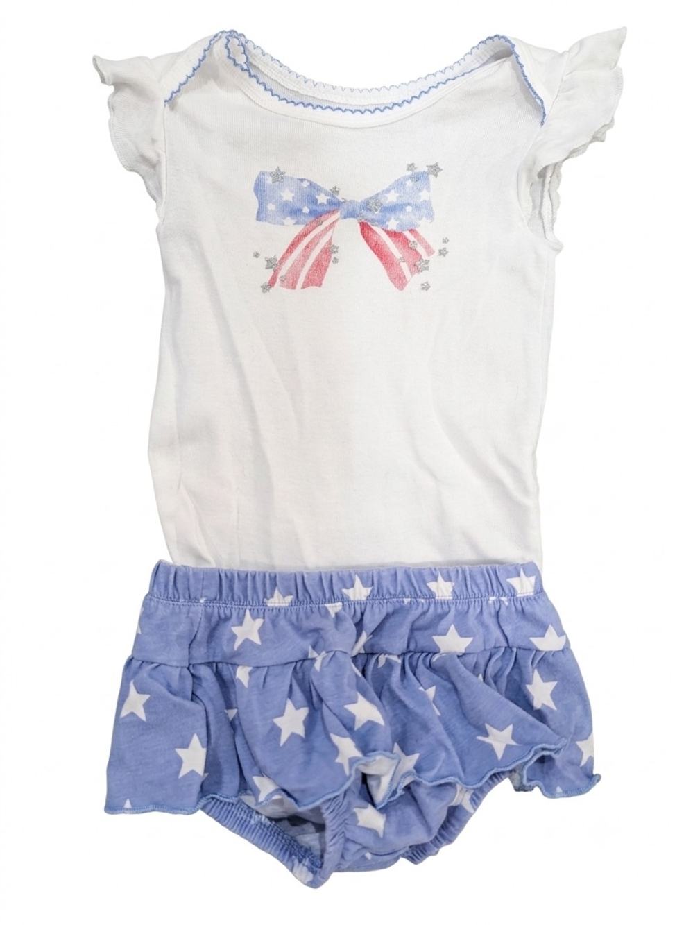 Bundles Baby Place Baby Girls Glitter Americana Set 12 To 18 Months